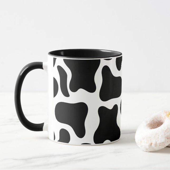 Mug Precioso patrón de vaca  (Avec donut)