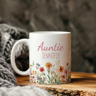 Mug pregnancy announcement gift auntie