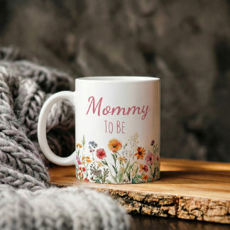 Mug pregnancy announcement gift mommy