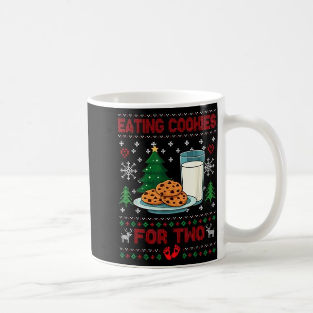 Mug Pregnancy New Mom Baby Pregnant Christmas Couples  (Droite)