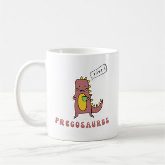 Mug Pregosaurus mug, Cadeau pour bientôt être maman