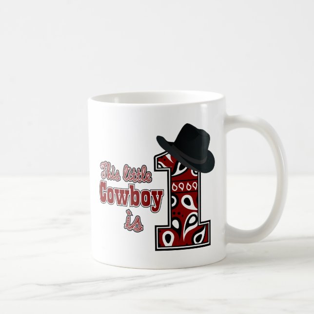 Mug Premier anniversaire de Cowboy (Droite)