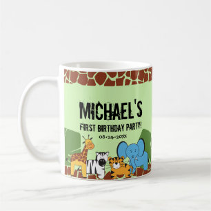 Mug Premier anniversaire Safari thématique
