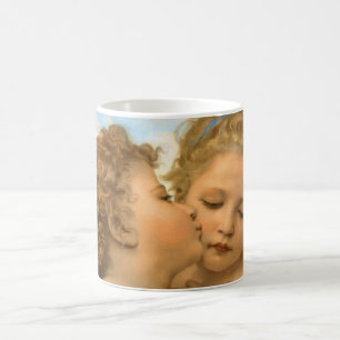 Mug Premier Baiser (détail d'ange) par Bouguereau