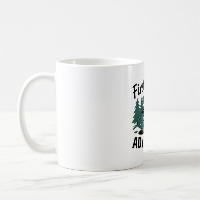 MUG PREMIER CAFÉ PUIS AVENTURE CAMPING (Gauche)