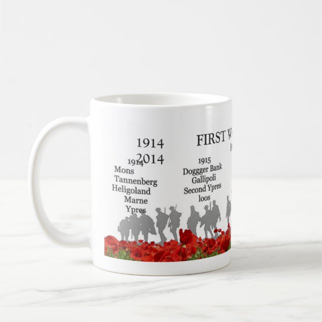 Mug Premier centenaire de guerre mondiale (Gauche)