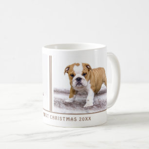 Mug Premier Chiot Noël Personnalisé Animaux de Compagn