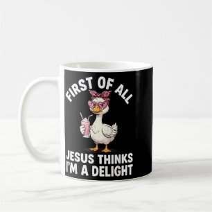 Mug Premier Jésus pense qu'un design de jars drôle est