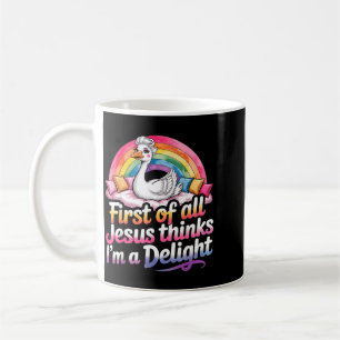 Mug Premier Jésus pense qu'un design de jars drôle est
