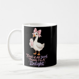 Mug Premier Jésus pense qu'une joie Funny Goose Meme