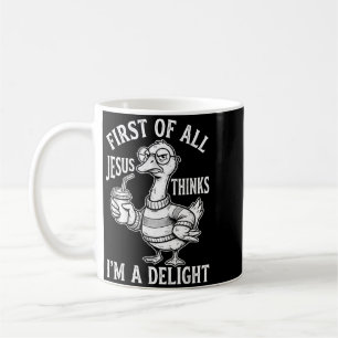 Mug Premier Jésus pense qu'une joie Funny Goose Meme