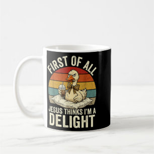 Mug Premier Jésus Pense Une Conception D'oie Délicieus