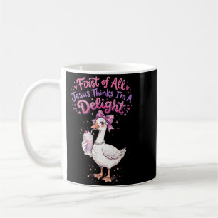 Mug Premier Jésus Pense Une Oie Drôle De Conception Am