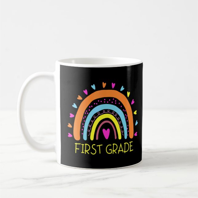 Mug Premier Jour De L'Équipe Enseignant D'Équipage De  (Gauche)