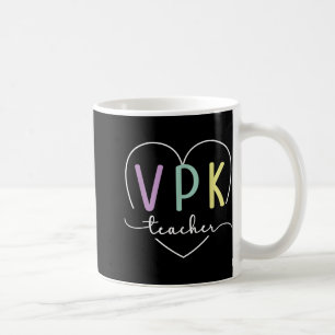 Mug Premier Jour De Vpk Enseignant Coeur Retour À L'Éc
