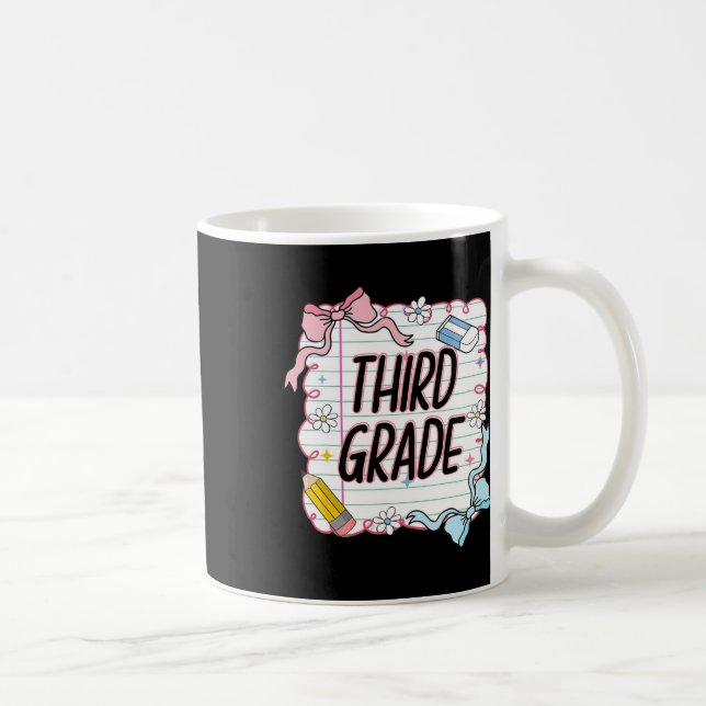Mug Premier jour d'école Girly Coquette2  (Droite)