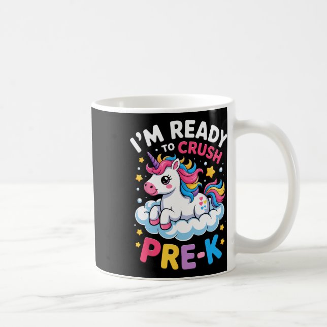Mug Premier jour d'école maternelle, je suis prêt à éc (Droite)