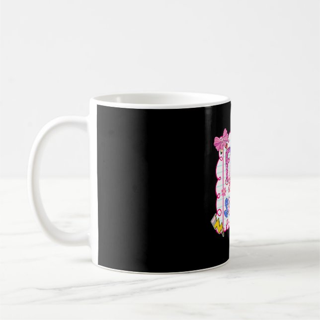 Mug Premier Jour D'école Préparatoire Coquette Bow Ck  (Gauche)