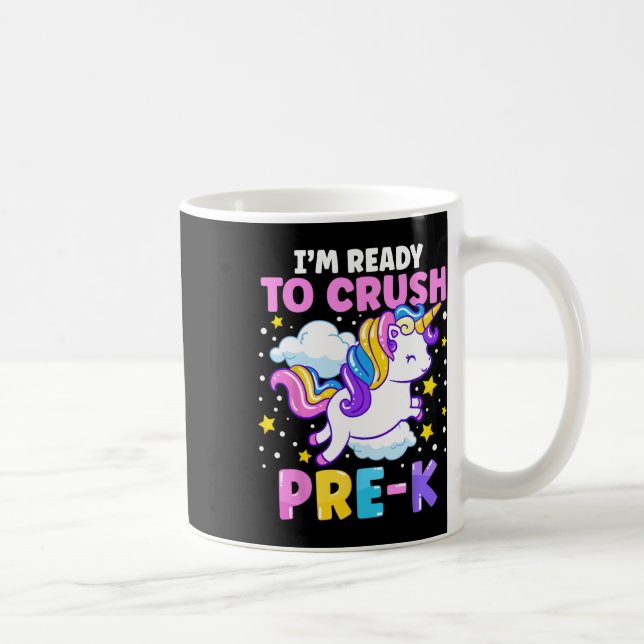 Mug Premier Jour D'Enseignement Préscolaire Je suis Pr (Droite)