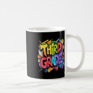 Mug Premier jour du troisième niveau floral pour l'ens