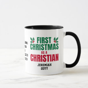 MUG PREMIER NOËL COMME NOUVEAU CHRÉTIEN