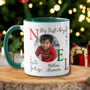 Mug Premier Noël de Bébé Garçon Festif Premier Noel Ph
