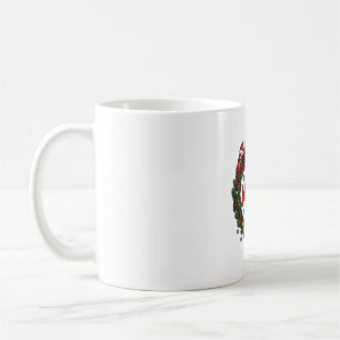 Mug Premier Noël en tant que couronne de pin de l'arbr