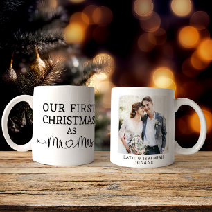 Mug Premier Noël en tant que M. et Mme Photo