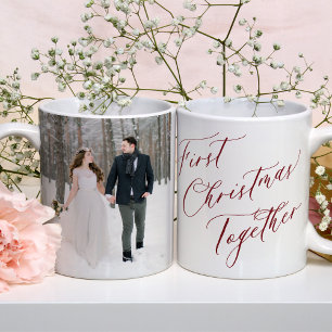 Mug Premier Noël en tant que M. et Mme photo nouvellem