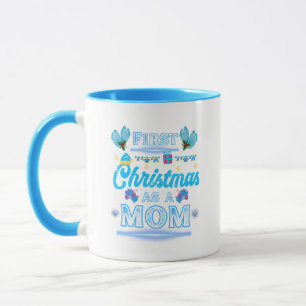 Mug Premier Noël en tant que maman d'un bébé garçon