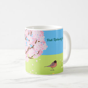 Mug Premier Robin du Printemps