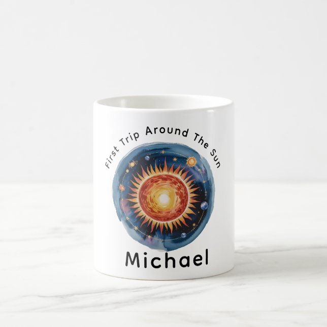 Mug Premier Voyage Autour Du Soleil 1Er Anniversaire (Centre)