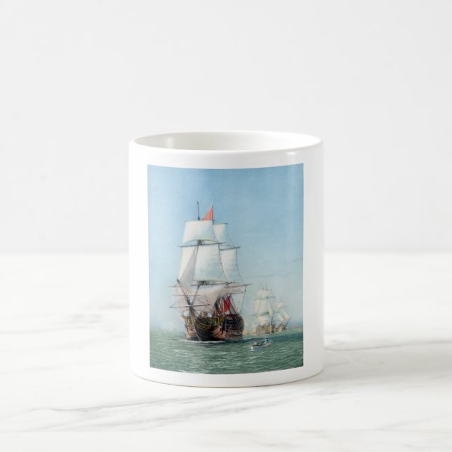 Mug Premier voyage de la HMS Victory (Centre)