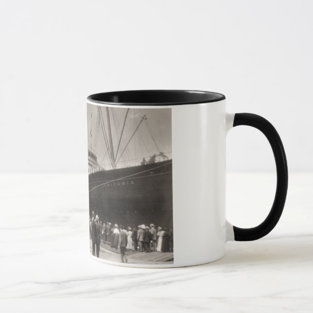 Mug Premier voyage du Lusitania de RMS, 13 Septemeber (Droite)