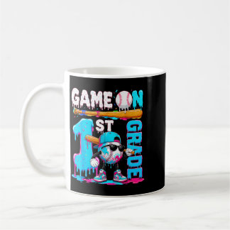 Mug Première année de retour à l'école Baseball Drip I