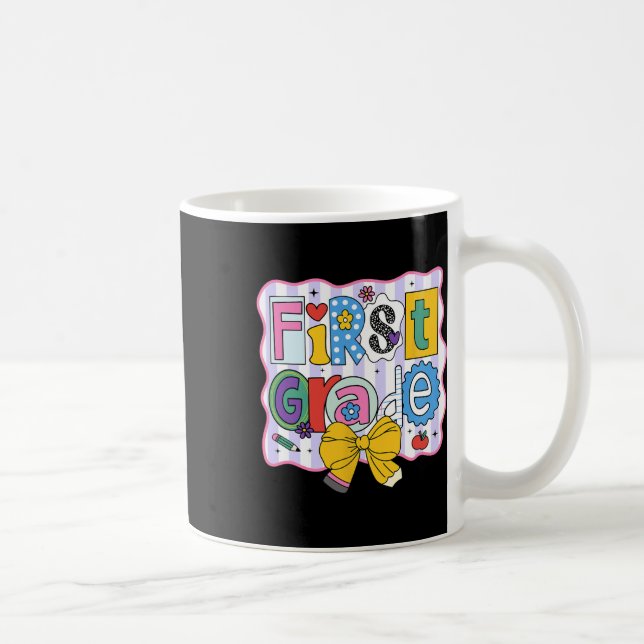 Mug Première Année Retour À L'École Mets Lettres (Droite)