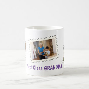 Mug Première Classe GRANDMA Meilleure Grand-mère 3 pho