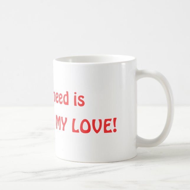 Mug Première date drôle idée cadeau pour elle ou lui (Droite)