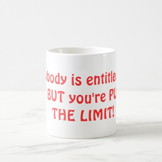 Mug Première date drôle idée cadeau pour elle ou lui (Centre)