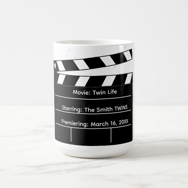 Mug Première du film : Faire-part de grossesse jumelle (Centre)
