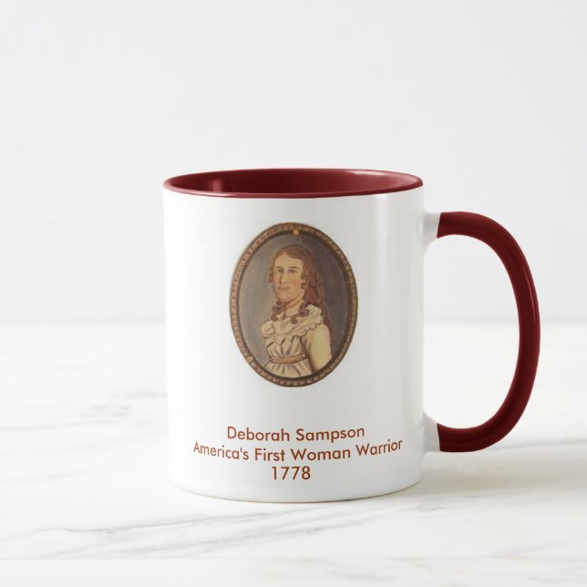 Mug Première femme Warrier de Deborah Sampson Amérique (Droite)