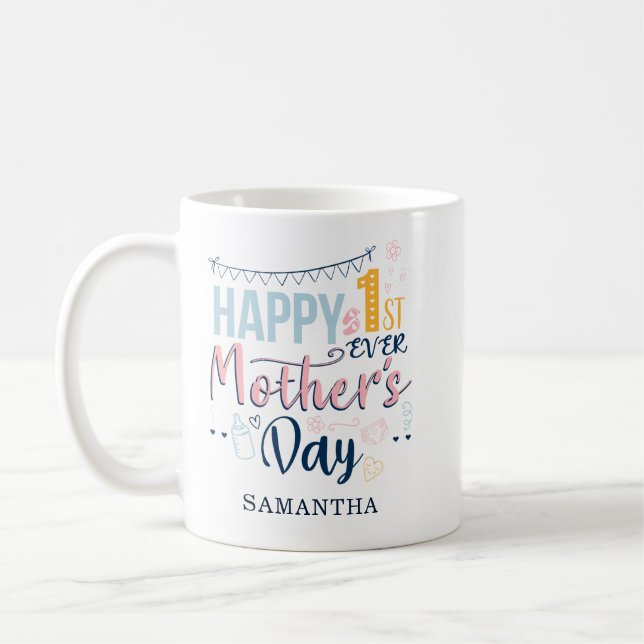 Mug Première Fête des mères 1ère Fête Maman (Gauche)