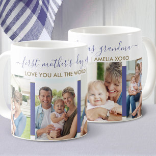 Mug Première fête des mères en tant que grand-mère 4 P