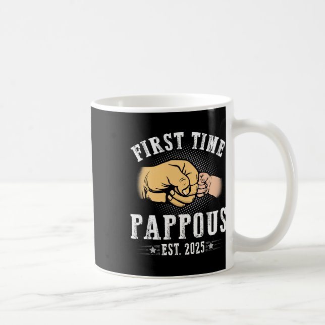 Mug Première Fête des pères Pappous Est 2025 Bientôt B (Droite)