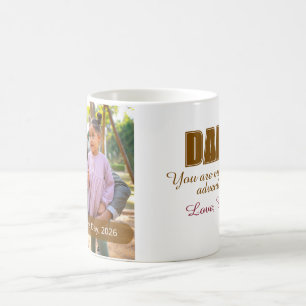 Mug Première fête des pères photo personnalisée Dada é