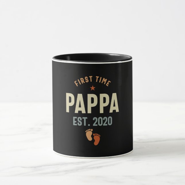 Mug Première Fois Pappa Est 2020 Daddy Cadeau (Centre)