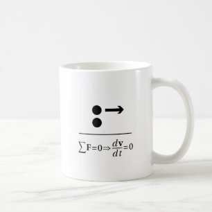 Mug Première loi de Newton