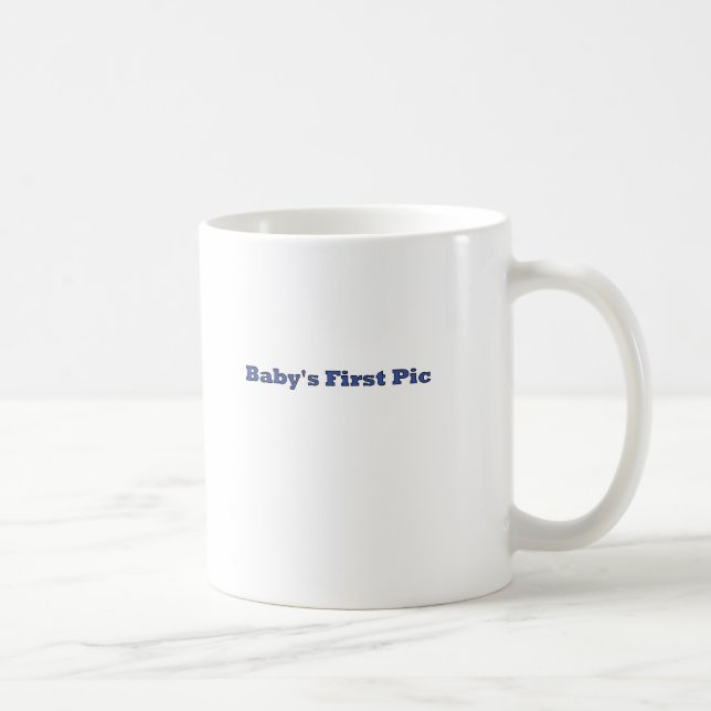 Mug Première photo du bébé Le MUSÉE Zazzle Cadeaux (Droite)