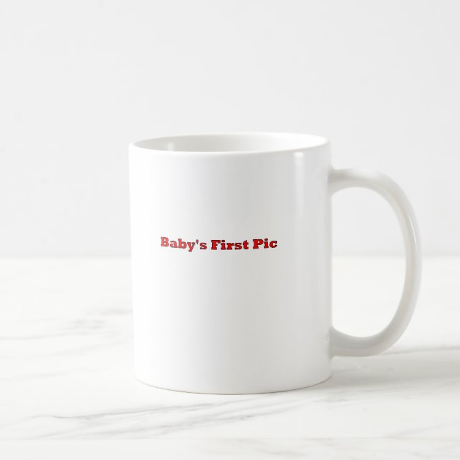 Mug Première photo du bébé Le MUSÉE Zazzle Cadeaux (Droite)