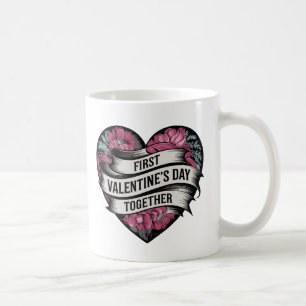 Mug Première Saint-Valentin Ensemble Conception en for